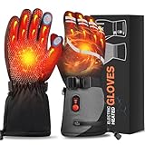 Beheizbare Handschuhe, 7.4V 6400mAh Akku USB Beheizte Handschuhe für Damen...