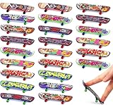 24 Stück Mini Finger Skateboards, Mini Fingerboard Skateboard Kinder Spielzeug,...