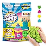 CRAZE MAGIC SAND | Knetsand Refill-Pack, 250g Nachfüllpack bunter magischer...