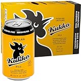 KUKKO PILS Alkoholfrei (24 X 0,33 L Dose) EINWEG | Finnisches Bier im tragbaren...