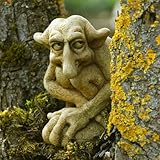 Troll-Statuen, Heimdekoration, Wasserspeier-Statuen, Stein-Trolle, gotische...