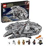 LEGO Star Wars Millennium Falcon Bauspielzeug für Kinder, Jungen & Mädchen,...