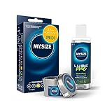 MY.SIZE Vorteilspack Kondome 53mm, 10er Pack + MY.SIZE Natural Gleitgel 100ml +...