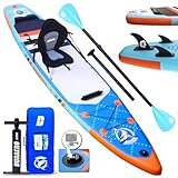 Stand up Paddling Board Aufblasbare SUP Board Set, 330x76x15cm, inkl. Kajak...