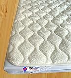 LANAMED Schurwoll Matratzenauflage 100x200cm, Bettauflage, Unterbett, Premium...