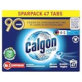 Calgon 4-in-1 Power Tabs – Waschmachinen-Entkalker gegen Geruch, Schmutz und...