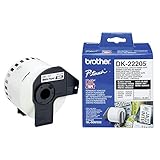 Brother DK-22205 Thermodirektdrucktechnologie Schwarz/Weiß, 30,48m/62mm