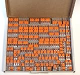 Wago 221 Kabelverbinder Set 75 Stück (25x221-412, 25x221-413, 25x221 415) mit...