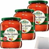 Spreewaldhof Premium Letscho-Gemüse ungarischer Art 3er Pack (3x720ml Glas) +...