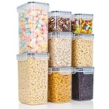 Cozary Vorratsdosen mit Deckel Luftdicht, 8er Vorratsbehälter Set, BPA-Frei,...