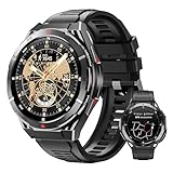 OUKITEL Smartwatch Herren GPS - Wasserdicht 5ATM Militär Fitnessuhr, 1,43 Zoll...