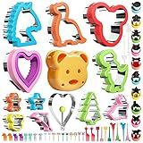 Ausstechformen Set, Brot Ausstecher Set, Brotausstechformen für Kinder, Sanwich...