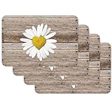 Vénilia Tischset Margerite, Platzset für Esszimmer, Esstischmatten,...