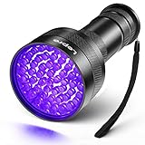 Lepro UV Schwarzlicht Taschenlampe mit 51 LEDs, UV Lampe HD51 Haustiere...