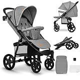 LIONELO Annet Plus Buggy bis 22 kg mit Liegefunktion, Kinderwagen klein...