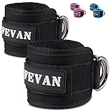 FEVAN 2 Stück Fußschlaufen Kabelzug - Ankle Straps für Frauen und Männer -...