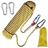 Kletterseil Sicherheitsseil 10m, Outdoor Kletterseil 8mm, Statisches Sicherheits...