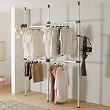 Kleiderstangensytem, Garderobe System Teleskop Kleiderstange Begehbarer...