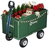 Sekey Bollerwagen Gartenwagen 550KG Belastbar, Transportwagen Transportkarre...