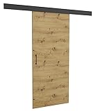 Brent - Schiebetür Komplettset mit Tür 95x 204 cm, Schiebetüren Komplettset...