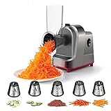 Elektrische Käsereibe Gemüsehobel - Elektrische Drehreibe Chopper Salat Maker...