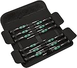 Wera Kraftform Micro Elektroniker Schraubendrehersatz, 12-teilig, Mehrfarbig,...