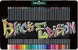 Faber-Castell 116437 Black Edition Buntstifte 36er Metallbox, Lebendige...