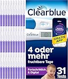 Clearblue 30 Ovulationstest Fortschrittlich & Digital und 1 Schwangerschaftstest...