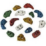 ALPIDEX Klettergriffe Klettersteine Tritte Größe XS - 15, 30, 60, 120 Stück,...