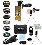 Handy Objektiv Linse Kit Lens Set 10 in 1, 20X Teleobjektiv,...