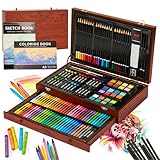 KINSPORY Premium Malkoffer Deluxe 146-teilig Malset für Kinder Anfänger Tolles...