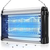 Seseno Insektenvernichter Elektrisch, 2500V 20W, Mückenlampe mit 2 UV-Licht,...