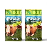 Rinderdung gekörnt 21 kg (2x10,5 kg) Mist Kuhmist Dünger