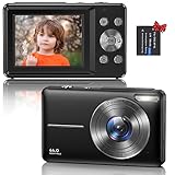 Digitalkamera Fotokamera Kompaktkamera, 44MP 1080P HD Fotoapparat 2,4 '' LCD 16X...