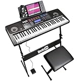 Rockjam 61 Key Touch Display Tastatur Piano Kit mit digitaler Klavierbank,...