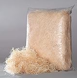 Holzwolle naturfarben, Füllmaterial für Pakete, Versand, Kartons,...