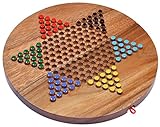 LOGOPLAY Halma Gr. XL - Stern Halma - Chinese Checkers - Strategiespiel -...