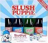 SLUSH PUPPiE Slush Sirup Starter Set mit Vier Geschmacksrichtungen im 4er Set