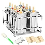 Edelstahl 10 Stück DIY Eis Popsicle Form Eis Form und selbstgemachte ideal für...