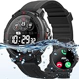 Parsonver Smartwatch Herren Rund Mit GPS,1,38' HD Dispaly schrittzähler Uhr mit...