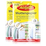 Aeroxon 40 Anti-Motten-Laken für Kleidung 18 x 13 x 4 cm