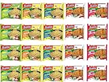 INDOMIE, Instant Nudeln Box, 5 verschiedene Sorten von Indomie Mi Goreng Pedas,...