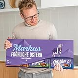 Riesen Milka Schokoladentafel personalisiert mit Namen & Botschaft -...