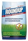 Roundup Rasen-Unkrautfrei Rasendünger, 9 kg, 2in1, Unkrautvernichter plus...