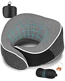 Acacomft Nackenkissen Flugzeug, Nackenhörnchen Erwachsene Memory Foam...