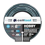 CELLFAST Gartenschlauch 6 Lagiger Wasserschlauch Doppelgeflecht Kreuz...
