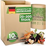 NATURALEAF® Biomüllbeutel 10L | 40 Stück | Bio Müllbeutel mit optimaler...
