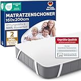 Blumtal® Matratzenschoner 160x200 cm - Oeko-Tex zertifizierte...