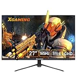 XGaming Gaming Monitor 27 Zoll, QHD 2560x1440,2K Monitor, 165Hz,99% sRGB,VA...