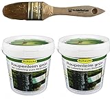 Schacht Raupenleim 2kg Eimer + Veddelholzer Marken-Pinsel 35mm Breit Leimringe...